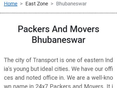 King Cargo Shifting Solution Bhubaneswar